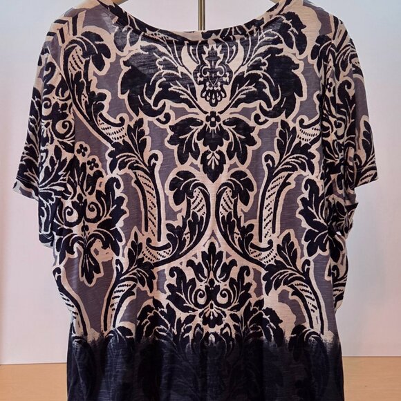 Sonoma Life + Style Women’s Plus 2X Top — Soft Cotton with Subtle Sequin - Picture 3 of 8